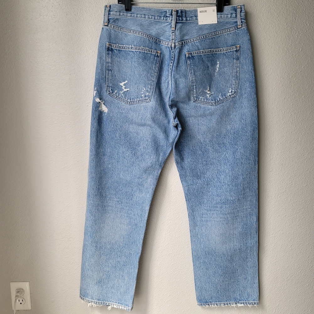 Agolde NWT 90's Mid Rise Wide Leg Loose Fit Jeans Size 32 Color Fall Out - Picture 15 of 16